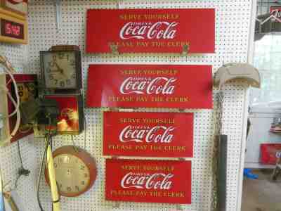 4 GLASCOCK  MASTER COOLER TINS INSERTS NEW OLD STOCK AND AUTHORIZED