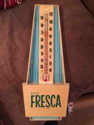 GREAT FIND! 1970s 18 INCH FRESCA THERMOMETER PLASTIC  VERY NICE