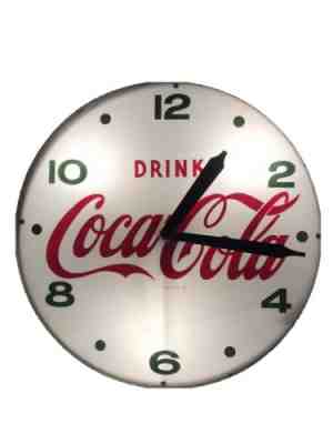 Vintage 1950s Coca Cola Coke Backlit Soda Advertising Clock 22.5” All Working!