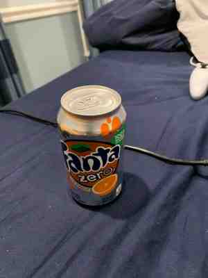 Sealed, Empty Factory Defect Fanta Zero 12 oz. can of soda