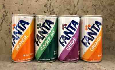 ????Fanta Cans Vintage Set, RARE, Different Countries, 80’s