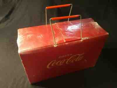 A Most Rare Coca-Cola Collectible EVER MADE! 1950s MINT COND. PICNIC 12 COOLER