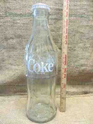 Vintage HUGE 1976 Coke Bottle Display 20" Tall Glass > Antique Coca-Cola 9897