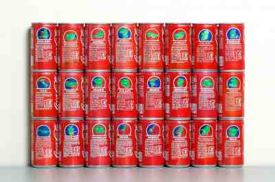 1986 Coca Cola 24 cans (complete) set from the USA (Chicago), Liberty Facts