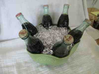 1930S COCA COLA DISPLAY GREEN VERNONWARE BOWL MINT COKE 12 ED PETRETTIS PAGE 396