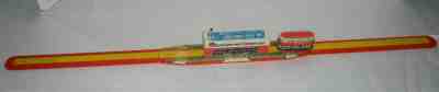 VINTAGE 1950'S W.GERMANY COCA-COLA TECHNOFIX BUS TERMINAL W/WINDUP BUS WORKS