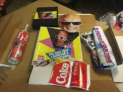FANTASTIC FIND! COMPLETE 1987 MAX HEADROOM CAMPAIGN PACKAGE INTERNAL ONLY-MINT 