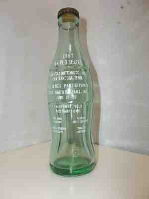 Vintage 1967 Coca-Cola World Series Bottle Chattanooga w/ Cap 6 1/2 OZ Dixie 