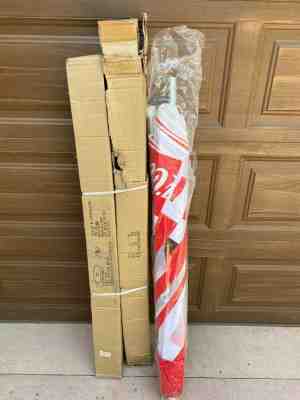 Genuine COCA COLA COKE 6' x 6.5' PATIO UMBRELLA's for Home or Business 2012
