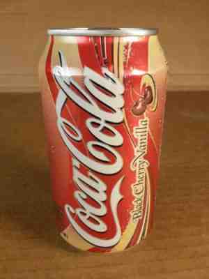 Coca-Cola Black Cherry Vanilla Can NEW Unopened 2007 coke coca cola classic soda