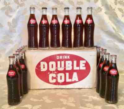 VINTAGE 8oz DOUBLE COLA CASE