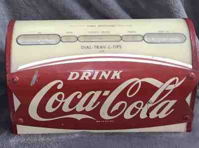 Rare Dial Trav L Tips Coca Cola Travel Meter With Fishtail Sign Hotel Durham NC