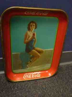 1933 Frances Dee Coca-Cola Serving Tray