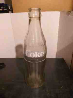 1968 Vintage Coca-cola Display Bottle