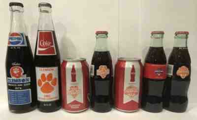 Clemson Coca Cola Coke Bottles National Champions 2018 2016