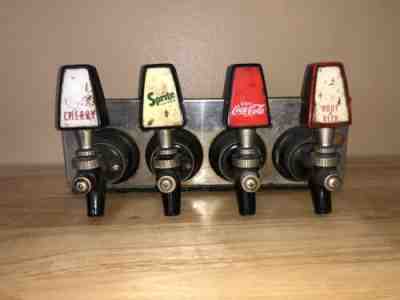 Coca Cola Vintage Soda Fountain Tap Handle Assembly from Penn-McKee Hotel