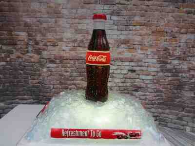 Vintage Coca Cola Bottle Store Display Lighted w/Motion Advertising Sign - Rare!