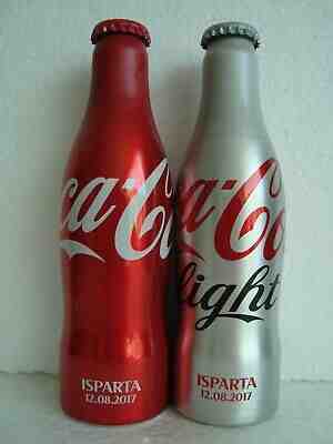 Coca Cola "PLANT OPENING ISPARTA" Aluminium Bottle Set from TURKEY 2017