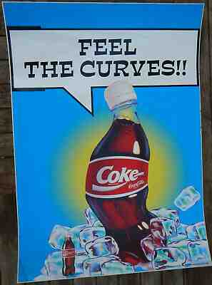 Ultra RARE Large RECALLED Australian Coke SEX Advertising POSTER Coca Cola 1980