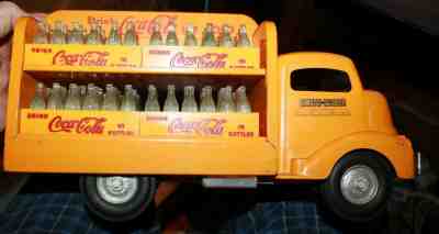 Smitty's Toys Coca-cola Delivery Truck Pressed Steel Smith & Miller CA 1950s 
