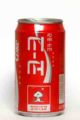 1993 Coca Cola can from Korea, Taejon Expo '93
