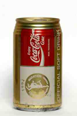 1994 Coca Cola can from South Africa, 1994 Comrades Marathon