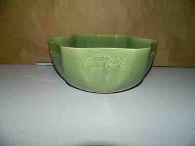 1930S COCA COLA DISPLAY GREEN VERNONWARE BOWL MINT COKE 12 ED PETRETTIS PAGE 396