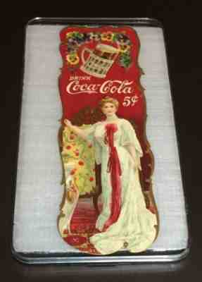 1903 Coca Cola Bookmark - W/Lillian Nordica. Very Rare This Nice- 8.5-9 - 6.5 L