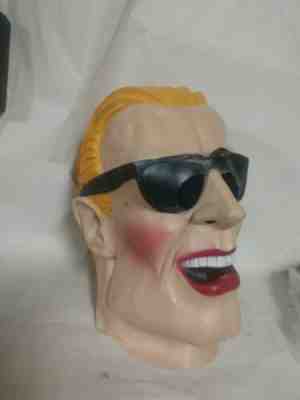 Max Headroom Vinyl Mask Coca-Cola Coke RARE Rubber mask 1980's Vintage old 