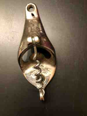 Vintage metal Coca Cola Bottle Opener and Corkscrew Starr Brown Mfg. Co.