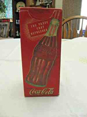 1930’s ORIGINAL BOXED COCA COLA CARTON STRAWS,THE PAUSE THAT REFRESHES UNUSED