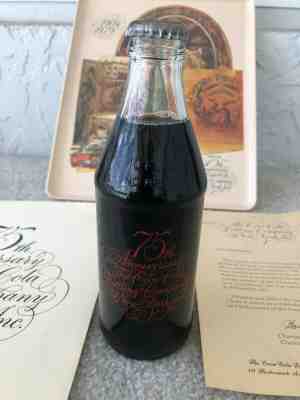 1979 New York Coca-Cola Bottling Company 75th Anniversary 1904-1979 10 oz Bottle