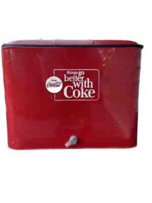 Vintage 1963-1969 “Things go better with Coke" Coca-Cola Cooler