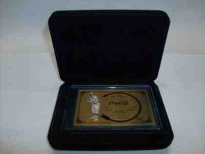 Honus Wagner Gold Card 000 PM Gold Card by Mitsubishi