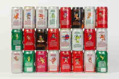 1988 Coca Cola 24 cans set from the USA, 1988 Summer Olympics Games / Seoul 1988