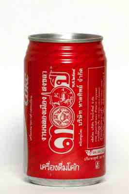 1991 Coca Cola can from Thailand, 300th Anniversary Songkhla Province