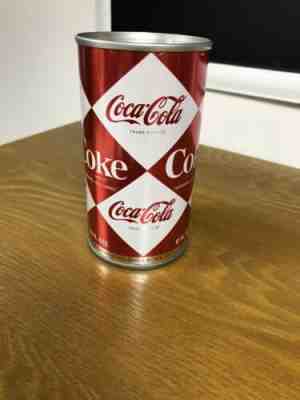 VINTAGE ORIGINAL 1960's COCA COLA COKE DIamond Logo BANK TOP 12 OZ SODA CAN 