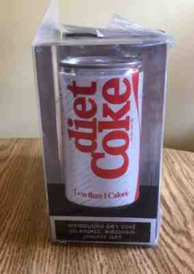 Vintage 1983 Introducing diet Coke Can in Lucite Milwaukee  Wisconsin Executive