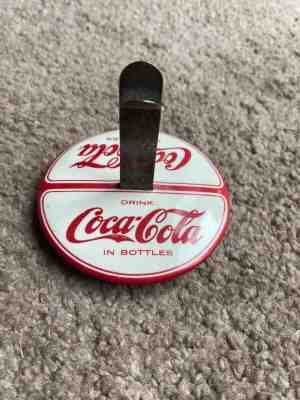 Coca Cola 1930's Celluloid note  Holder rare NM