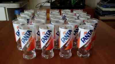 vintage lot n°24 bar glasses FANTA DESIGN 80s