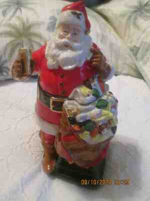Coca Cola Lidded Stein 4450 "HOSPITALITY SANTA" Gold Plated, Super RARE!!