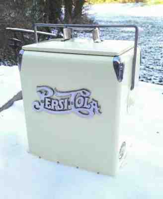 Pepsi Cool box CREAM Cooler Vintage Coolbox Pepsi cola coca Cola retro Cooler