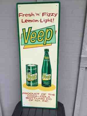 VEEP COLA                   A PRODUCT OF COCA COLA COMPANY
