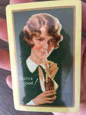 1940s Probably Coca-Cola, "Tastes Good"  Playing Cards Deck  (Scarce / Vintage)