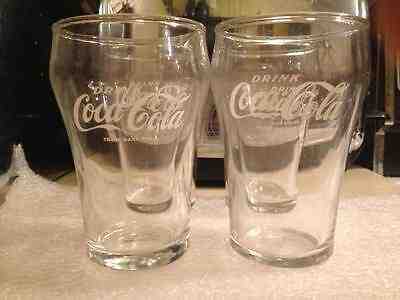 1950s Coke glasses Made by dominion glass in Canada