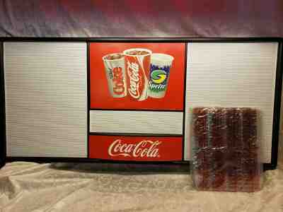 Coca Cola Menu Board Sign w/ Letters & Numbers - Vintage 1990's New Old Stock
