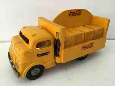 VINTAGE STRUCTO COCA COLA WIND UP TRUCK (C-1502)