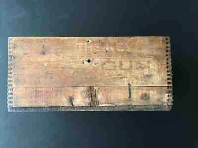 Vintage Coca-Cola Pepsin Gum Carrier Crate Wood Wooden RARE