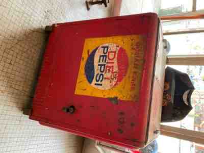 Coke Coca Cola Westinghouse Jr Ice Cooler 1940's Machine Vintage Diet Pepsi Stic