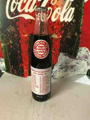 Coca Cola Bottle 1981 AMERICA'S Junior MISS Very RARE 10oz TALL 